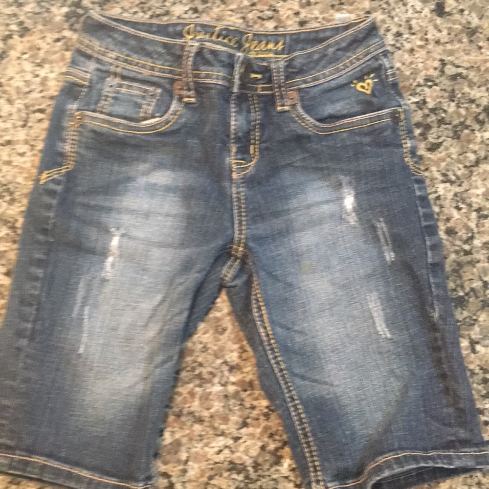 Justice jean shorts